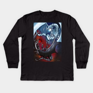 Eyes Red vs Blue Kids Long Sleeve T-Shirt